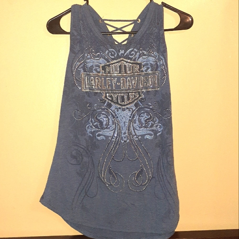 Harley Davidson Sleeveless Blouse